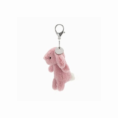 Jellycat Bashful Bunny Tulip Bag Charm New Zealand | SCIKF7983